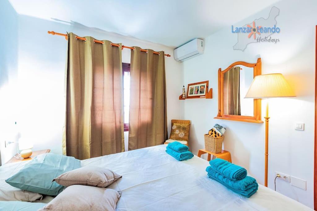 Casita El Faro En Playa Bastian Aircon In The Bedrooms Vv Costa Teguise Exteriér fotografie